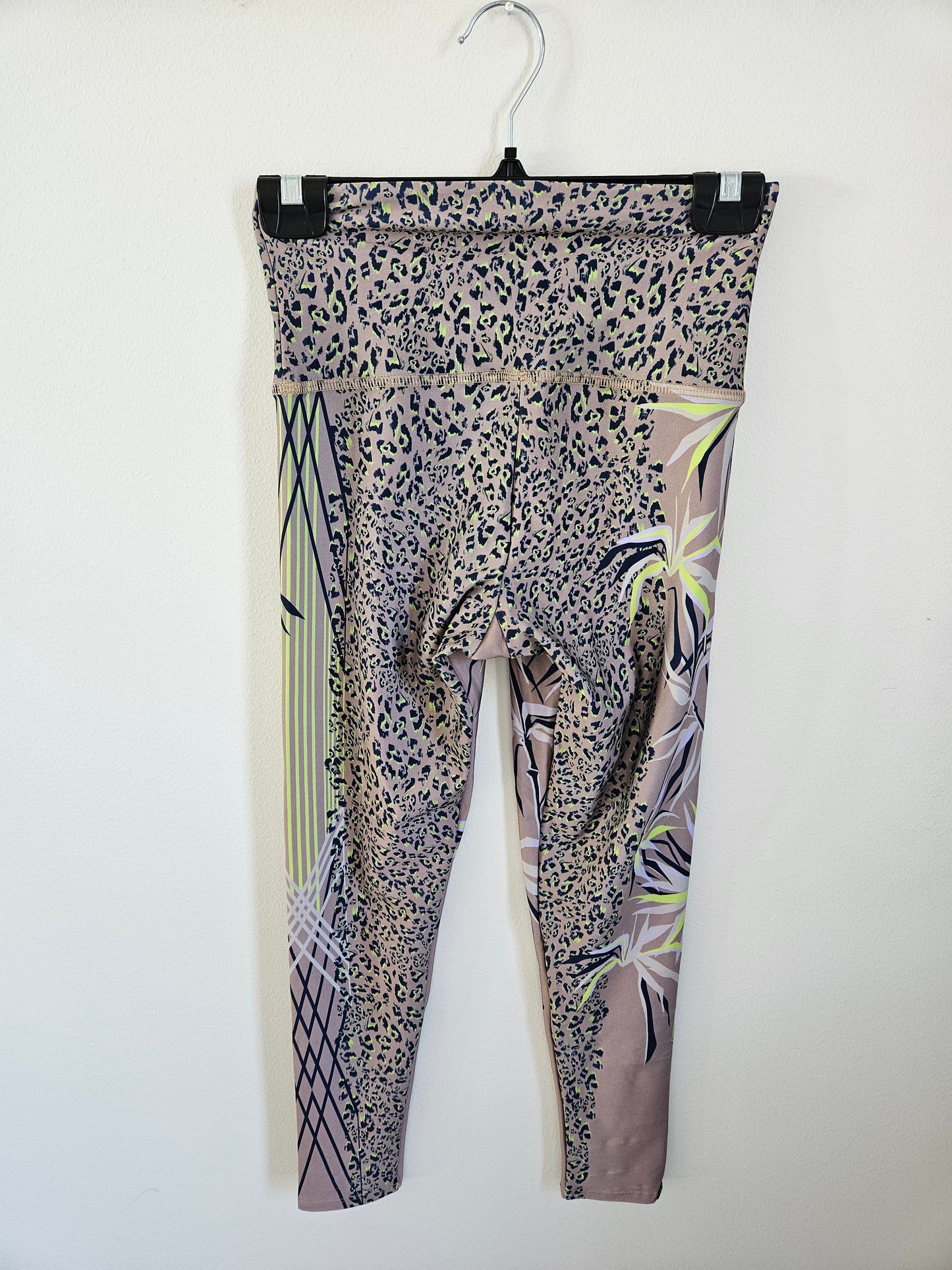 Second hand - Tights, Beigea med mönster, S/M, Onzie