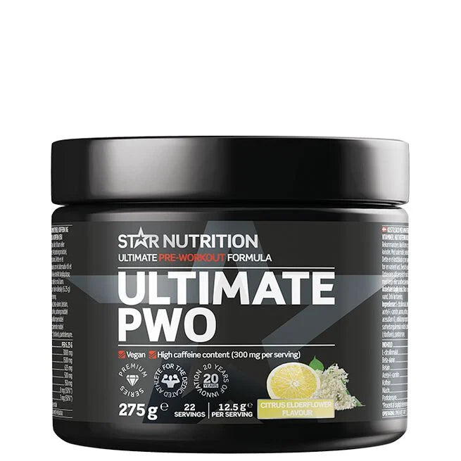 Ultimate PWO, 275 g Citrus Elderflavour - Star Nutrition