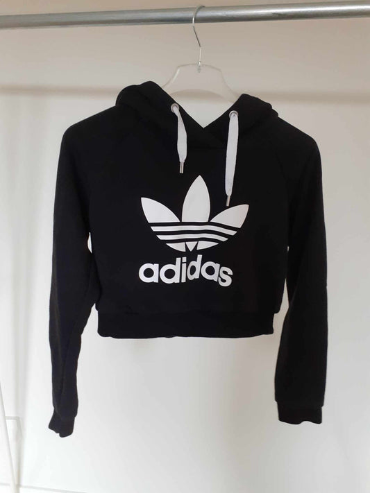 Second hand - Cropped hoodie, strl XS, Adidas