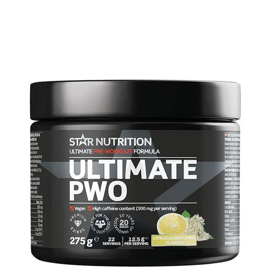 Ultimate PWO, 275 g Citrus Elderflavour - Star Nutrition